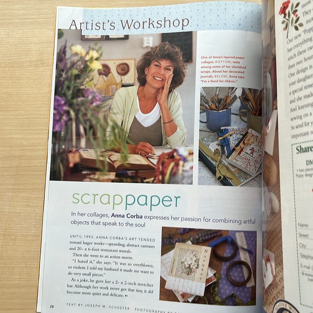 Mary Engelbreit Home Companion Magazine & Ann Estelle Paper Doll June/July 2001 - Picture 10 of 16